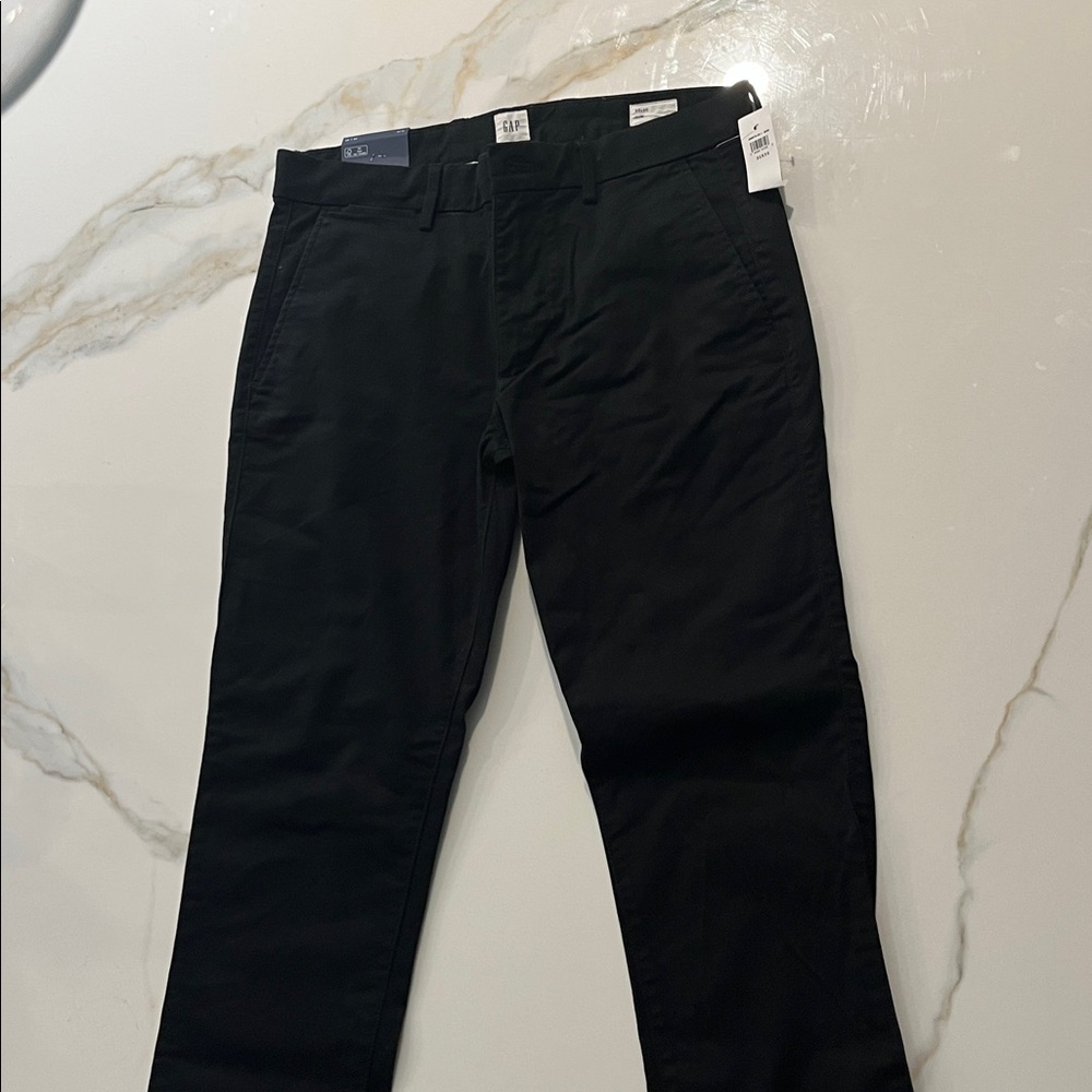 GAP men’s Black Slim Fit Pants 30 x 30